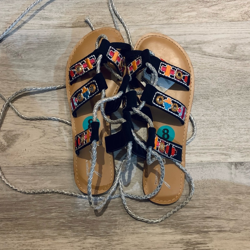 Super Cute Ankle tie Sandals!